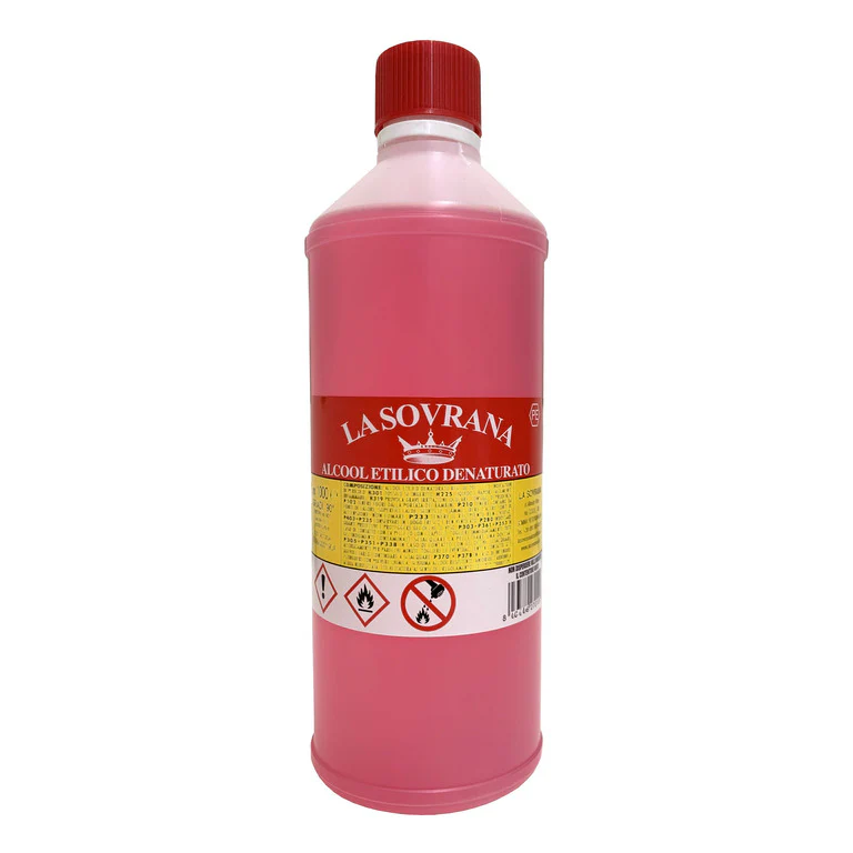 ALCOOL ETILICO DENATURATO 94 GRADI 1LT  LA SOVRANA
