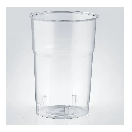 BICCHIERI CRISTAL 500cc. x25  PLASTICA TRASPARENTE  MONOUSO