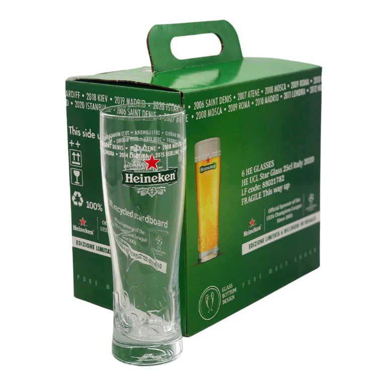 BICCHIERI HEINEKEN STAR U.C.L HKN 25CL