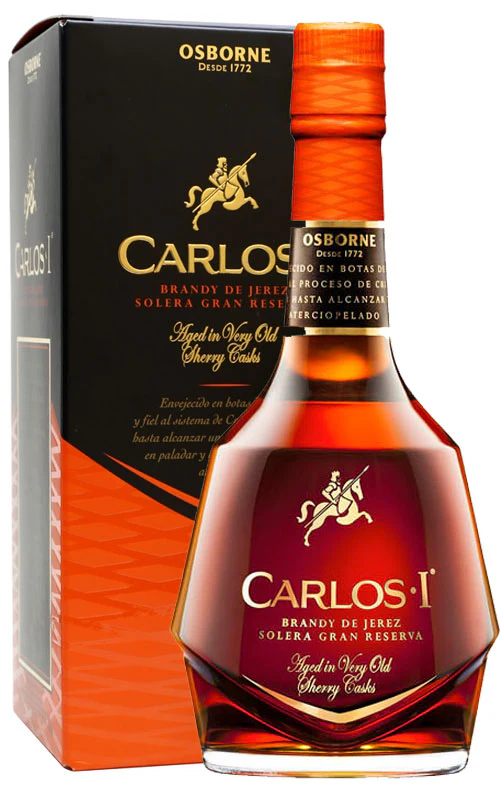 BRANDY CARLOS I SOLERA GRAN RES. OSBORNE DE JEREZ -70CL -ASTUCCIATO