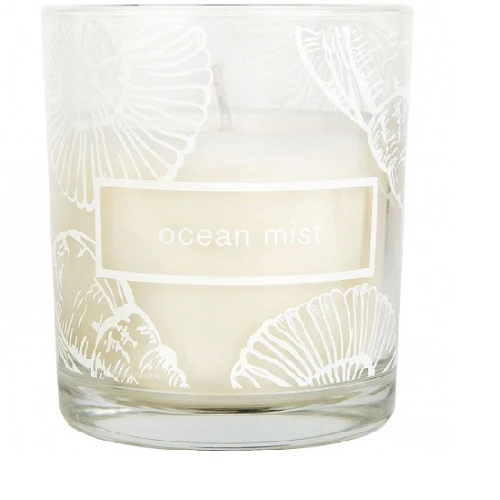 CANDELA VASO TRASP.OCEANO Ø7cm 30H 1pz  COD 170645