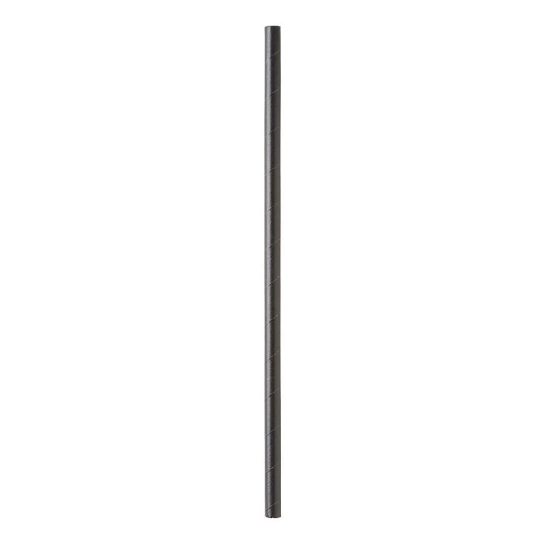 CANNUCCE CARTONE BLACK 23cm 100pz MS  COD 193002 DUNI