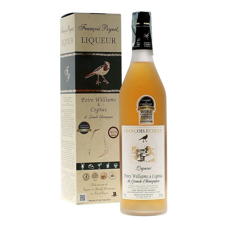 COGNAC ALLE PERE FRANCOIS PEYROT 0,70 CL  POIRE WILLIAMS & COGNAC ASTUCCIO CARTONE - Image 2
