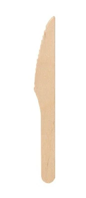 COLTELLO LEGNO 160mm 100pz MS DUNI  COD 187668