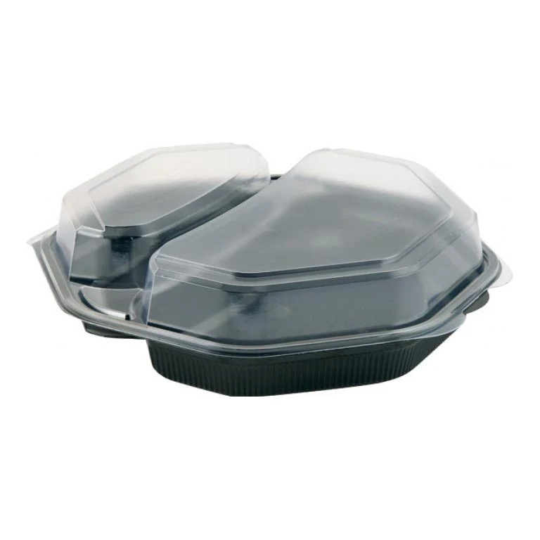 CONTENITORI PIATTICALDINERO+COP.TRASP.MS  COD 149870 230X230X50 170pz