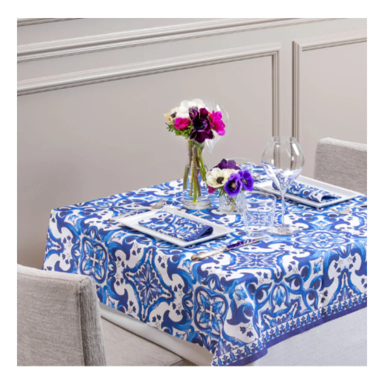 COPRIMACCHIA MYKONOS BLU 100x100 100pz COTTON LINE 1163508