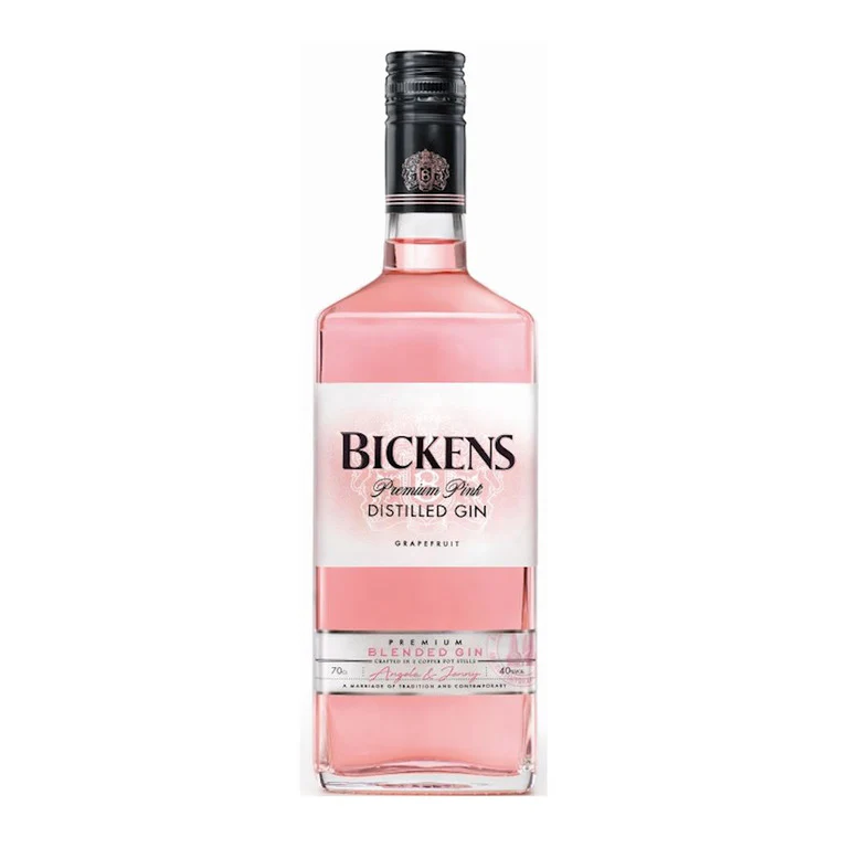 GIN BICKENS PINK GRAPEFRUIT -70 CL  PREMIUM BLENDED GIN
