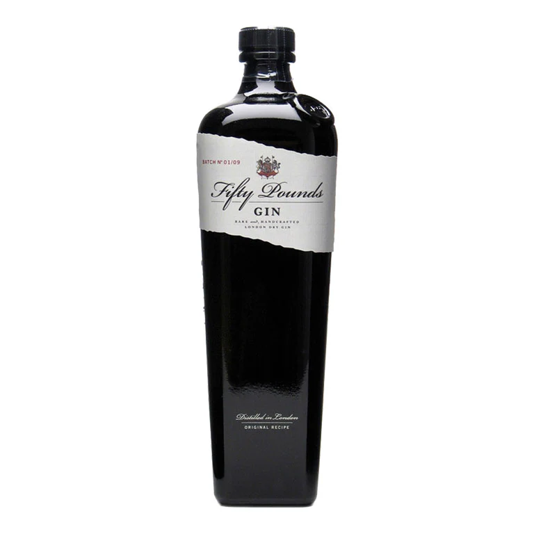 GIN FIFTY POUNDS- 70CL- RARE AND HANDCRAFTED LONDON DRY GIN