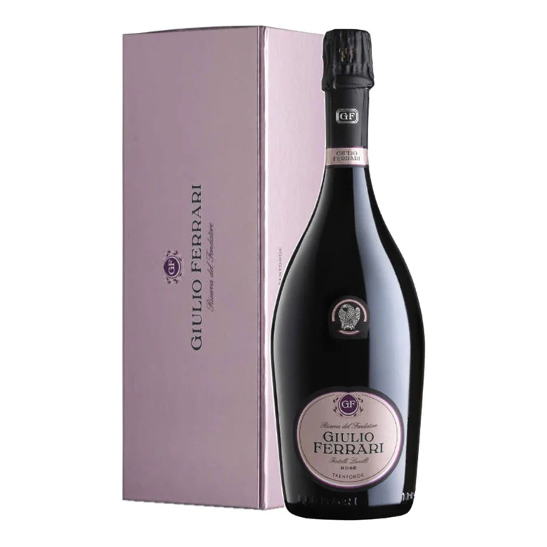 GIULIO FERRARI FRATELLI LUNELLI ROSÈ 12  RISERVA DEL FONDATORE ASTUCCIATA-75CL - Image 3