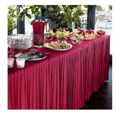 GONNE DA TAVOLA DUNICEL 0.72x4m BORDEAUX  COD 9053 DUNI - Image 3