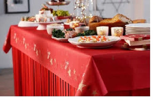 GONNE DA TAVOLA DUNICEL 0.72x4m ROSSO COD 9023 DUNI - Image 2