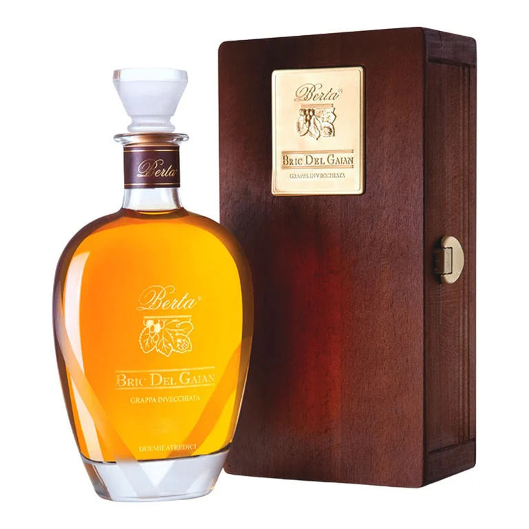 GRAPPA BERTA BRIC DEL GAIAN 70CL 2015 ASTUCCIO IN LEGNO - Image 2