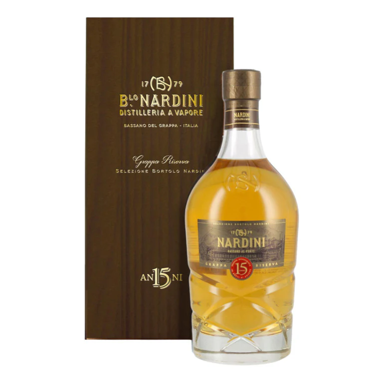 GRAPPA NARDINI RISERVA 15 ANNI - 70CL  ASTUCCIO IN LEGNO