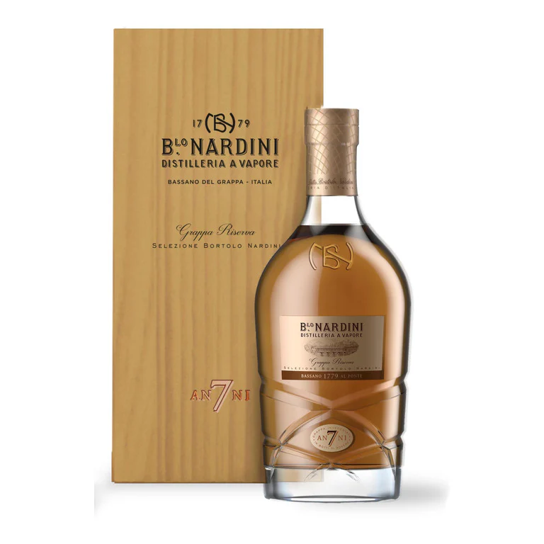 GRAPPA NARDINI RISERVA 7 ANNI -70CL SELEZIONE ASTUCCIO IN LEGNO - Image 2