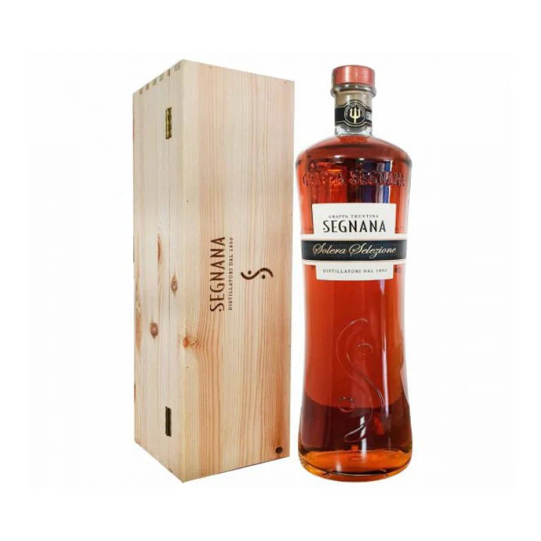 GRAPPA SCURA SOLERA SEGNANA 2LT  COFANETTO IN LEGNO