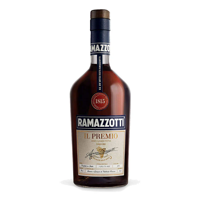 LIQUORE RAMAZZOTTI IL PREMIO 70CL  AMARO E GRAPPA DI NEBBIOLO RISERVA