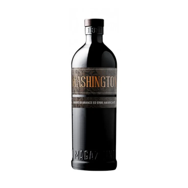 LIQUORE WASHINGTON AMARO ARANCE ED ERBE VECCHIO MAGAZZINO DOGANALE-70CL