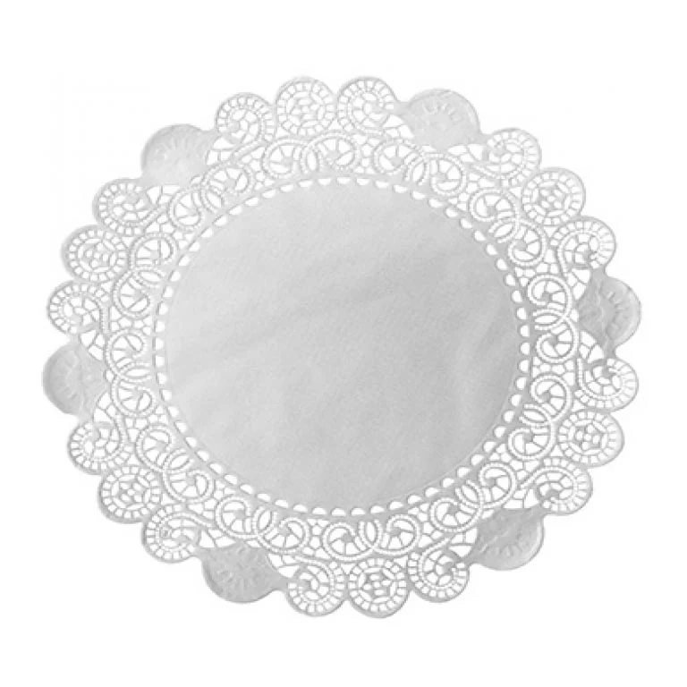 PIZZI BIANCO ROTONDI ø 026.70Cm. 250 pz.  COD 160060 DUNI