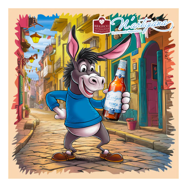 QUADRO FOREX CIUCCIO FUMETTO 50X50cm
