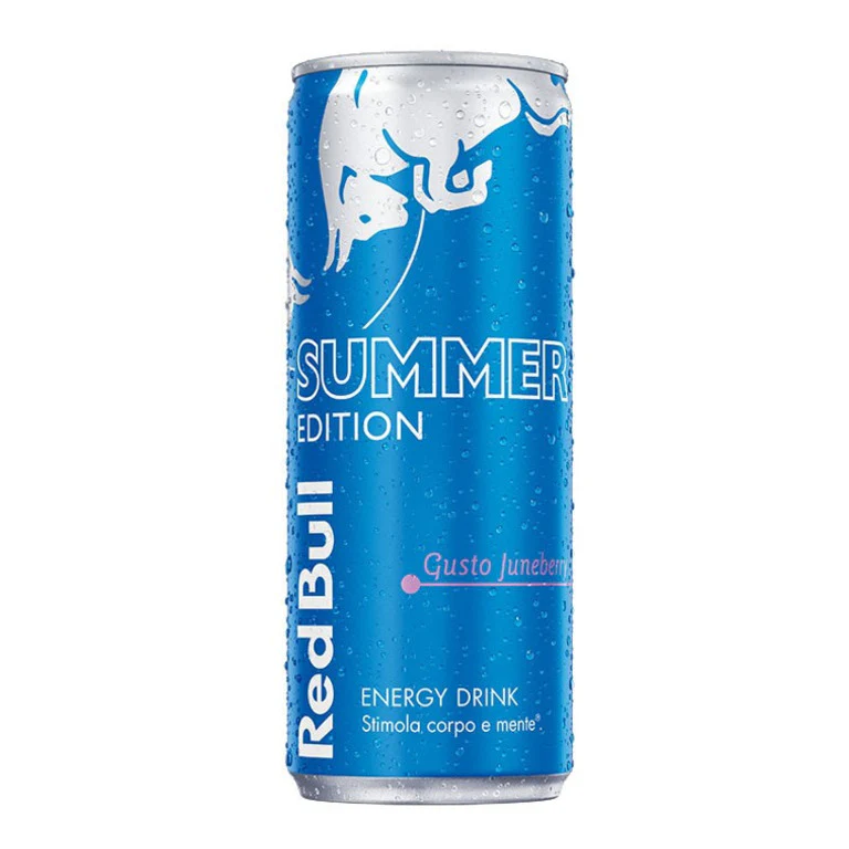 RED BULL JUNEBERRY SUMMER EDITION 25 CL  LATTINA BLEU
