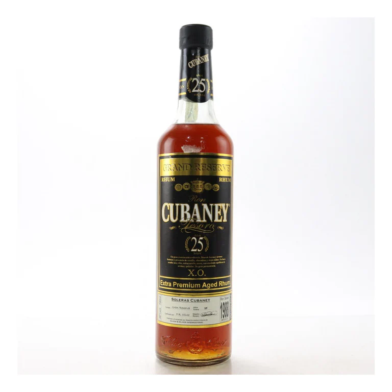 RUM CUBANEY TESORO 25 YEAR-70CL  X.O. EXTRA PREMIUM AGED RUM
