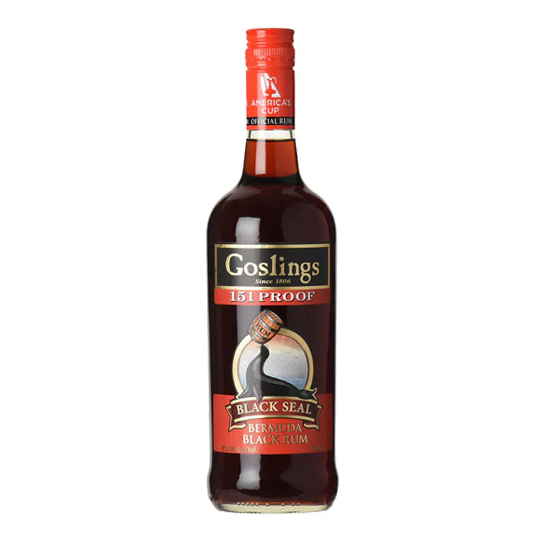 RUM GOSLINGS 151 PROOF BERMUDA BLACK 70CL