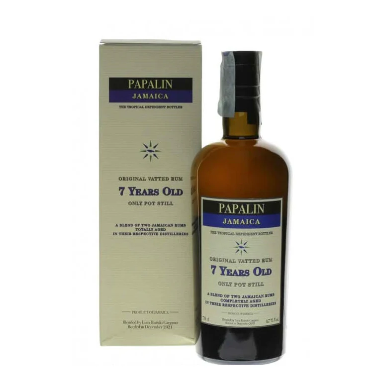 RUM JAMAICA PAPALIN 2021 7YEAR OLD BLUE  ASTUCCIATO