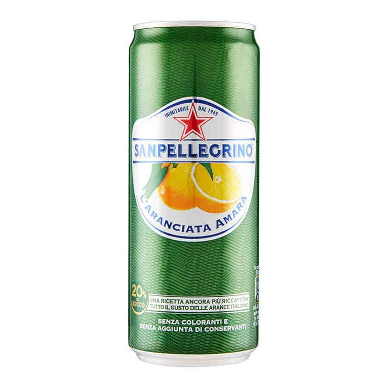SANPELLEGRINO ARANCIATA AMARA-33CL LATTINA
