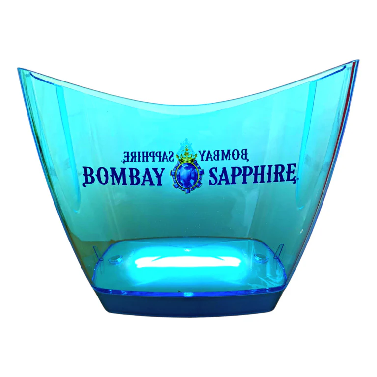 SECCHIELLO ICE BOMBAY LED BLU ILLUMINATO  BIG ICE