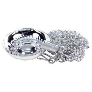 TESTEVIN SOMMELIER BORGOGNONE 1830 SILVER PLATED PIU' CATENA APPENDICOLLO
