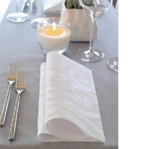 TOVAGLIOLI BIANCO ELEGANCE 40pzx6.40x40  COD. 168432 DUNI LILY - Image 2