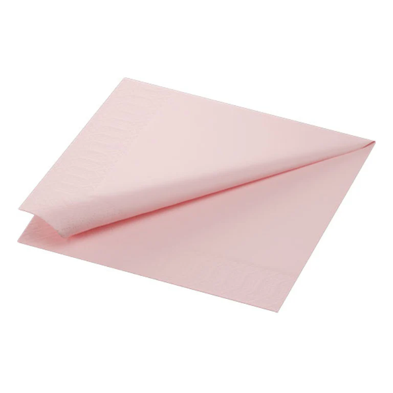 TOVAGLIOLI CELL 250pz 3 VELI ROSA 40x40  CELLULOSA COD 174174 DUNI