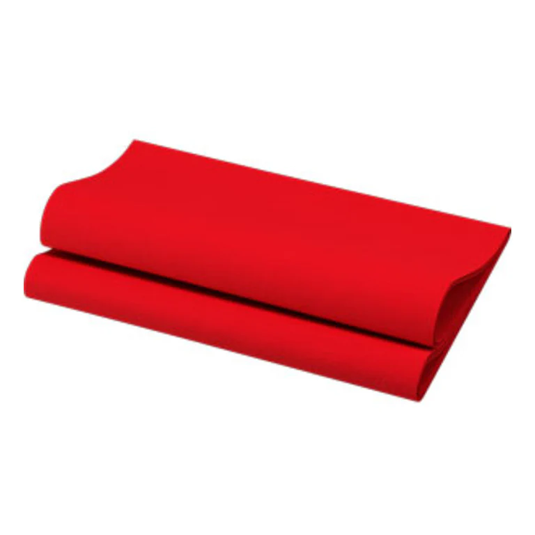 TOVAGLIOLI DUNI SOFT 60pz 40x40 ROSSO  COD 200898 DUNI  BIO