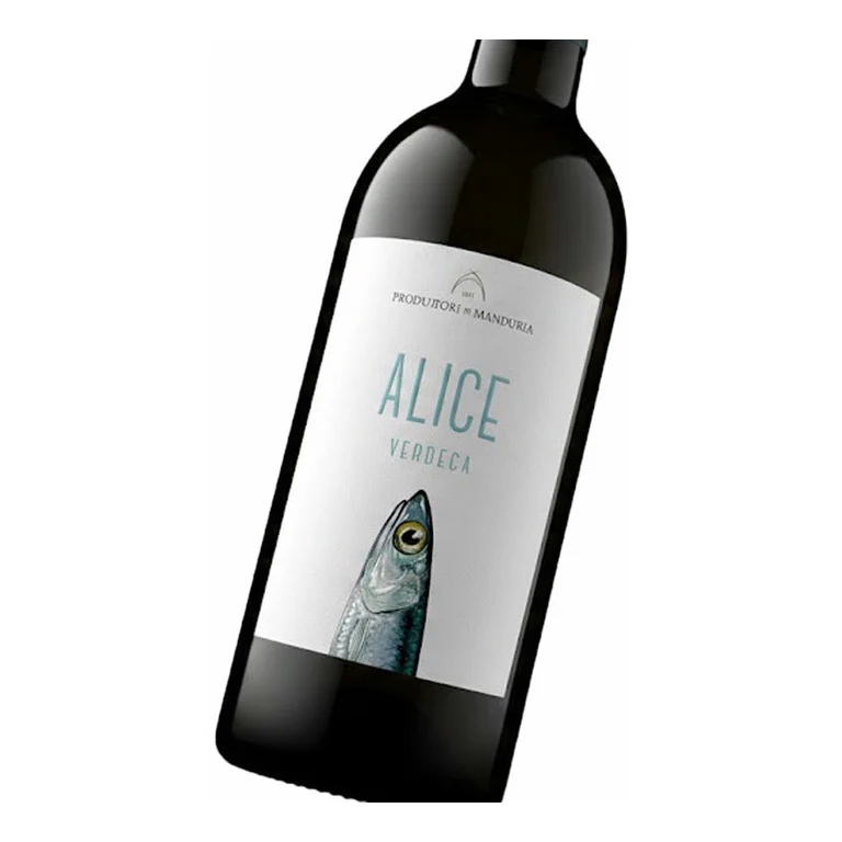 VINO ALICE VERDECA 75CL 2024 SALENTO BIANCO PRODUTTORI DI MANDURIA - Image 2