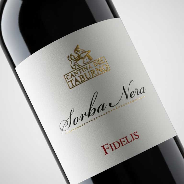 VINO CANTINA DEL TABURNO SORBA NERA FIDELIS SANNIO AGLIANICO DOP 2018-75CL - Image 2
