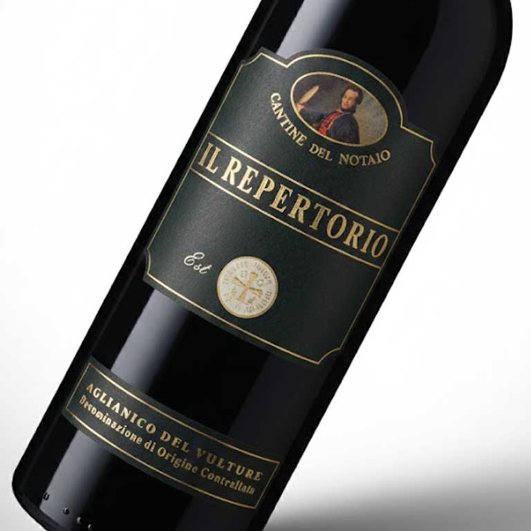 VINO CANTINE DEL NOTAIO IL REPERTORIO 2022-AGLIANICO DEL VULTURE DOC-75CL - Image 2