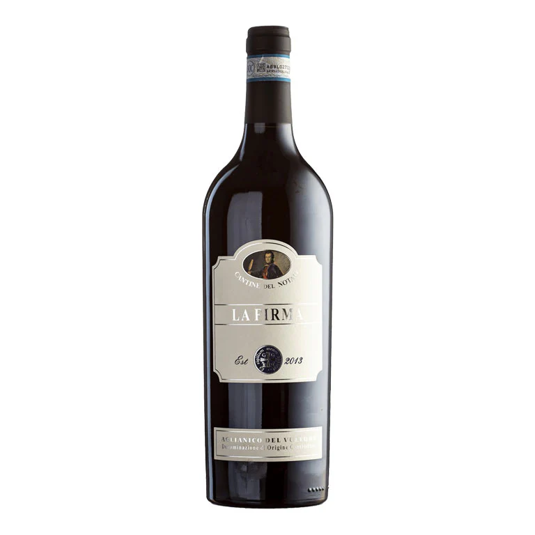 VINO CANTINE DEL NOTAIO LA FIRMA 2017 AGLIANICO DEL VULTURE DOC-75CL
