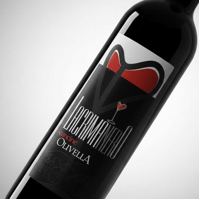 VINO CANTINE OLIVELLA LACRIMANERO 2024 VESUVIO LACRYMA CHRISTI ROSSO DOP-75CL - Image 2