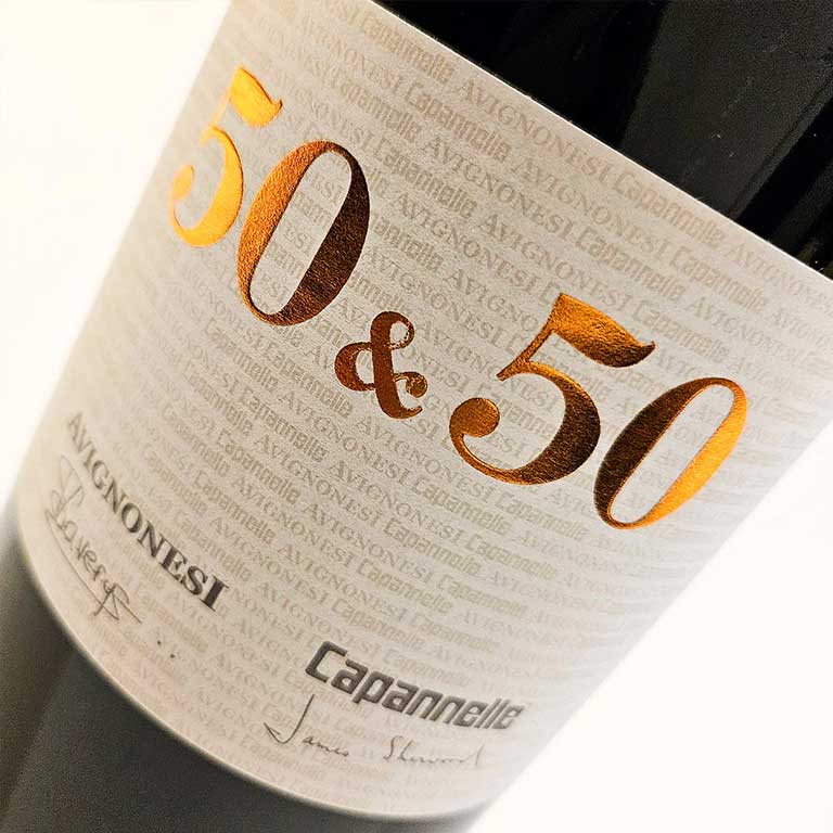 VINO CAPANNELLE 50&50 2018 TOSCANA IGT- 75CL - Image 2