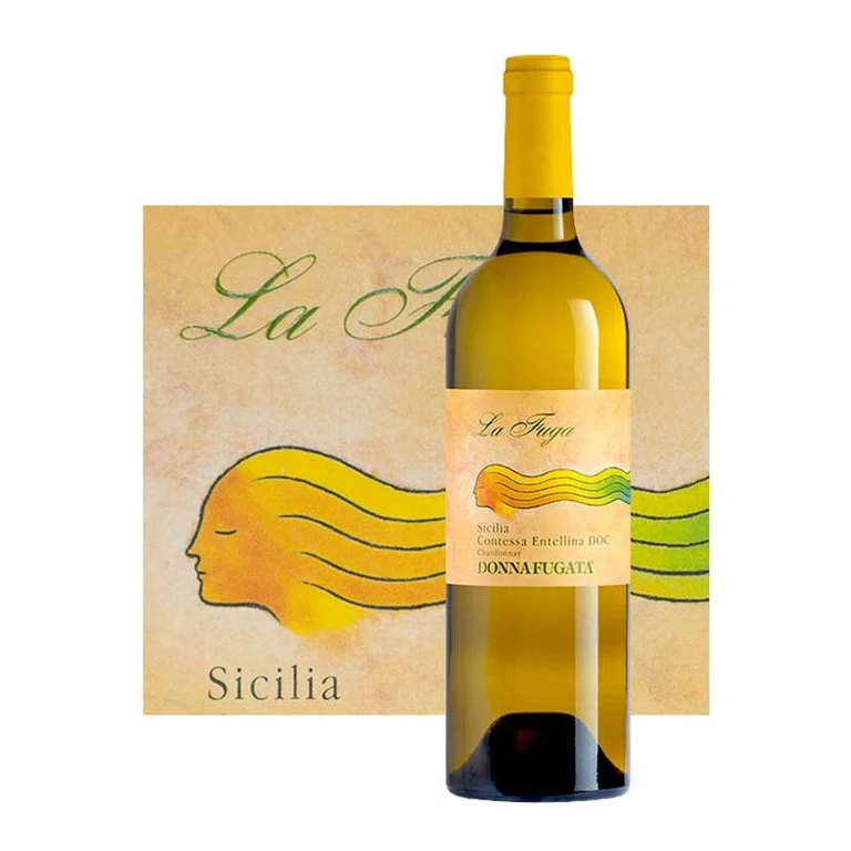VINO DONNAFUGATA LA FUGA CHARDONNAY CONTESSA ENTELLINA DOC SICILIA-75CL 2024 - Image 3