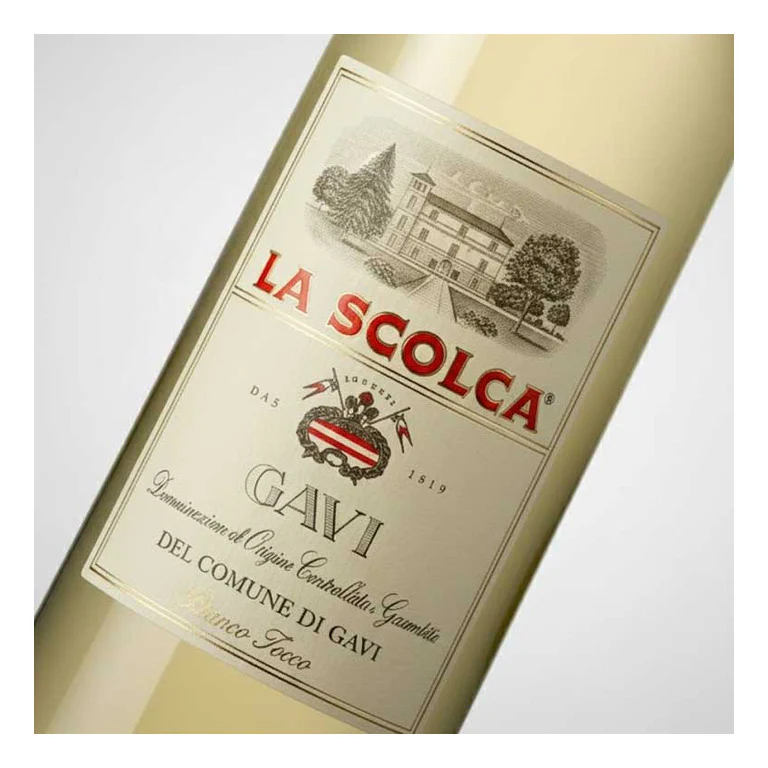 VINO GAVI VILLA SCOLCA 'LA SCOLCA' 2020 GAVI DOCG ETICHETTA BIANCA 75CL - Image 2