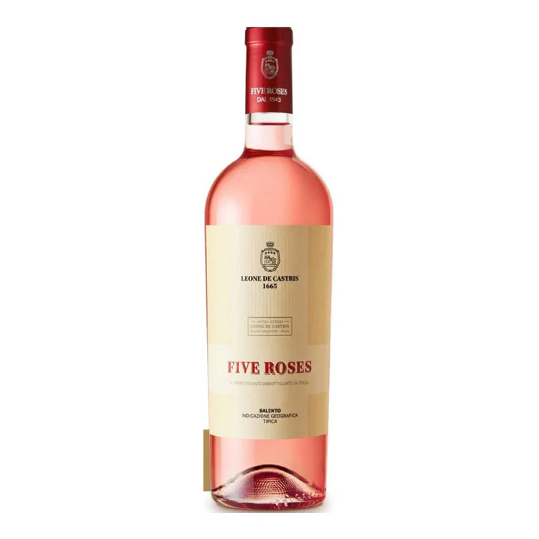 VINO LEONE DE CASTRIS "FIVE ROSES" 2024  SALENTO IGT-75CL