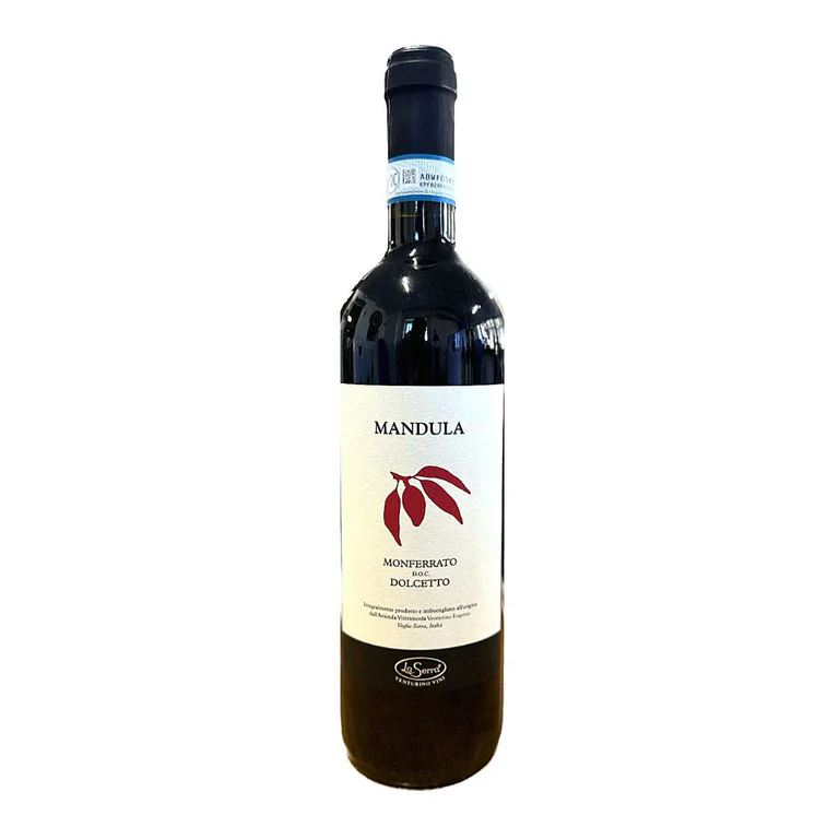 VINO MANDULA MONFERRATO DOC DOLCETTO  BIOLOGICO -75CL 2022 LA SERRA
