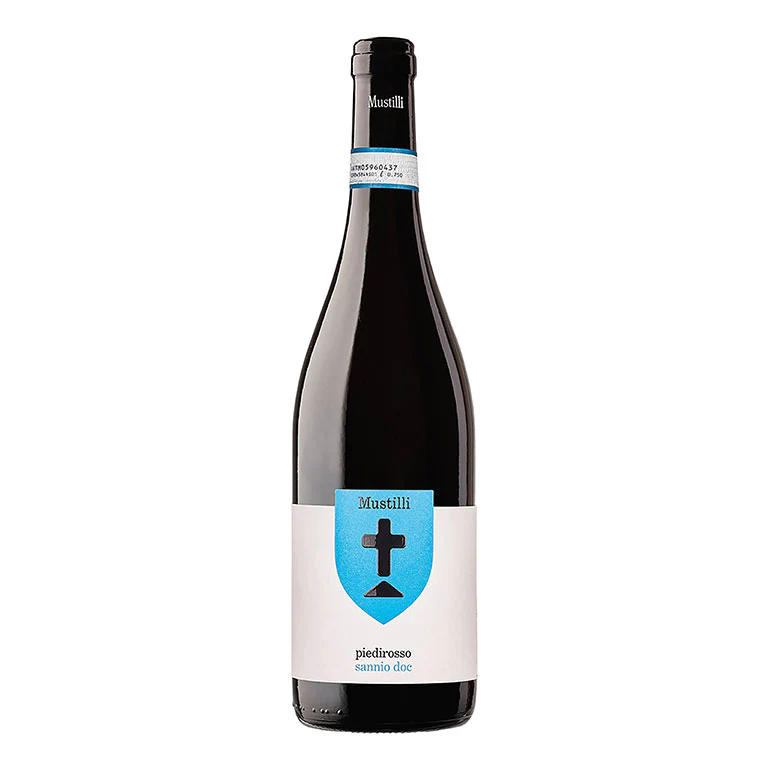 VINO MUSTILLI PIEDIROSSO 2022  SANNIO DOC-75CL