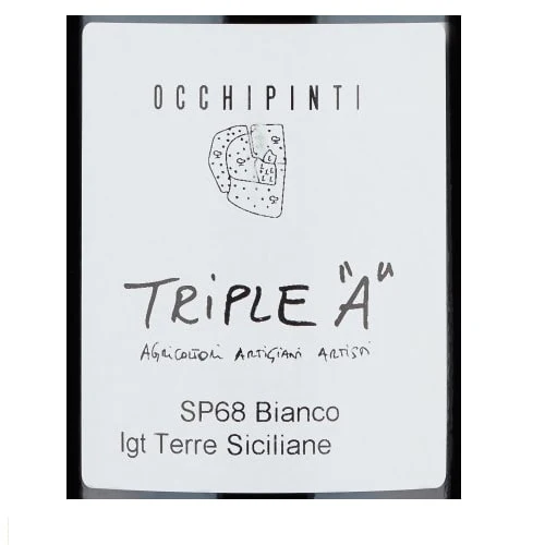 VINO OCCHIPINTI SP68 BIANCO 2017-75CL  BIANCO TERRE SICILIANE IGT-TRIPLE "A" - Image 2