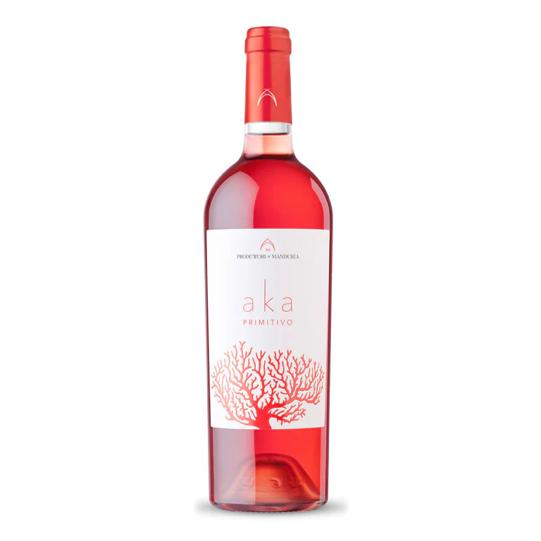 VINO PRODUTTORI DI MANDURIA AKA 2025  SALENTO IGP PRIMITIVO ROSATO-75CL