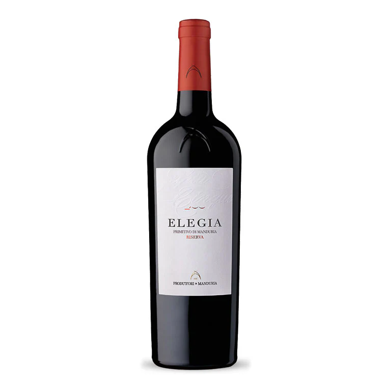 VINO PRODUTTORI DI MANDURIA ELEGIA 2021  PRIMITIVO DI MANDURIA RISERVA DOC-75CL