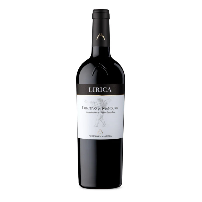 VINO PRODUTTORI DI MANDURIA LIRICA 2023  PRIMITIVO DI MANDURIA DOC-75CL