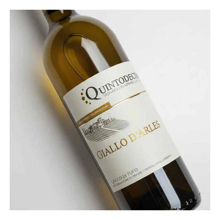 VINO QUINTODECIMO GIALLO D'ARLES 2024 DOCG GRECO DI TUFO-75CL - Image 2