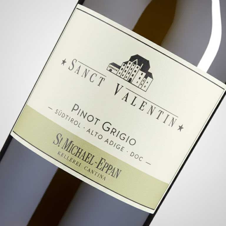 VINO SANCT VALENTIN PINOT GRIGIO 2023 ST.MICHAEL EPPAN ALTO ADIGE DOC-75CL - Image 2